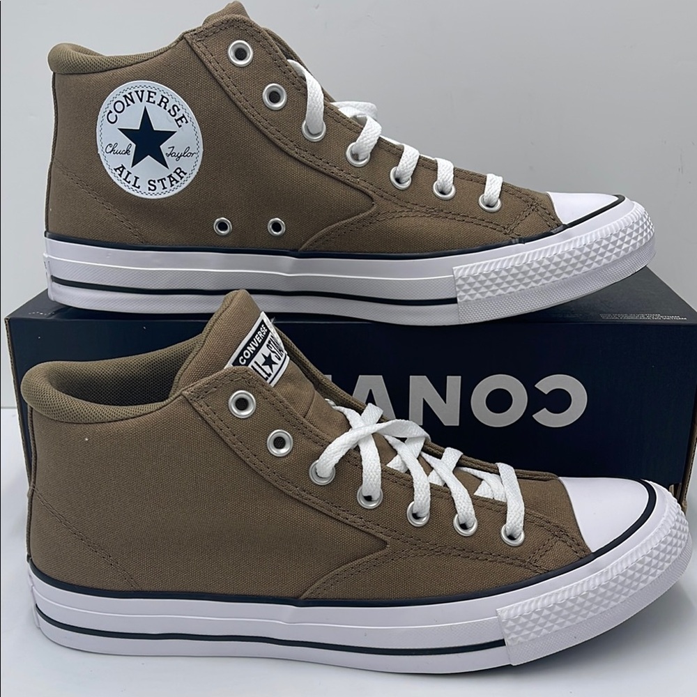 Converse Men's A05408F
CTAS MALDEN STREET MID SQUIRMY Brown High-Top Sneakers